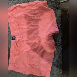 Coral Pink Casual Shorts Gap
